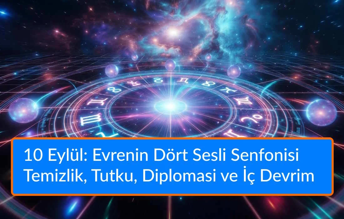10 Eylül: Evrenin Dört Sesli Senfonisi – Temizlik, Tutku, Diplomasi ve İç Devrim