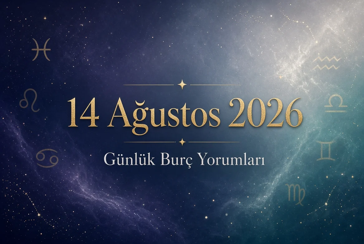 14 Ağustos 2026 burç yorumları (Aşk İş Sağlık Para)