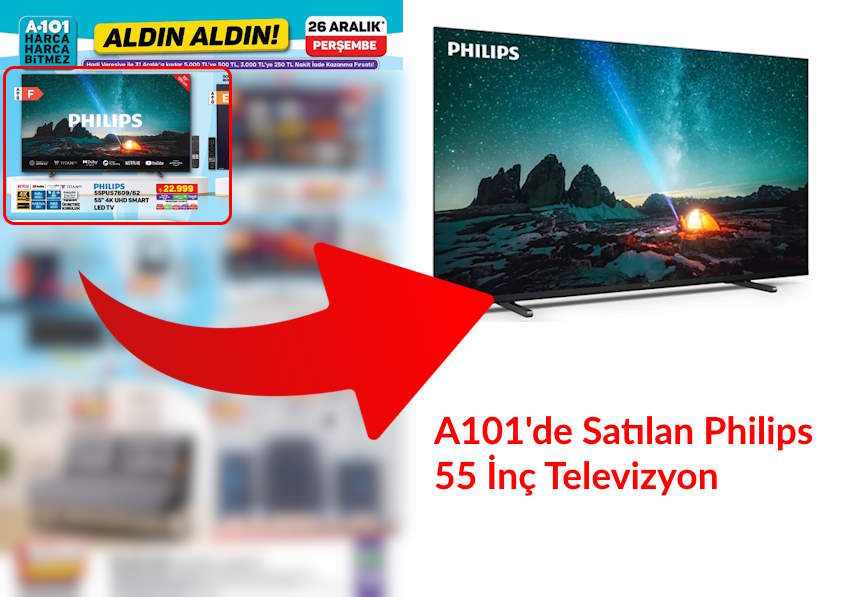 A101’de Satılan Philips Televizyon Özellikleri Neler, Alınır mı? A101 Philips Tv 55 İnç Yorumları