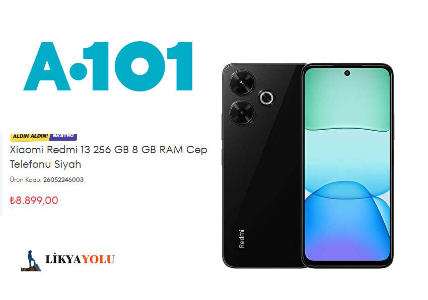 A101’de Satılan Xiaomi Redmi 13 Özellikleri Neler, Alınır mı? Xiaomi Redmi 13 256 GB 8 GB RAM Cep Telefonu