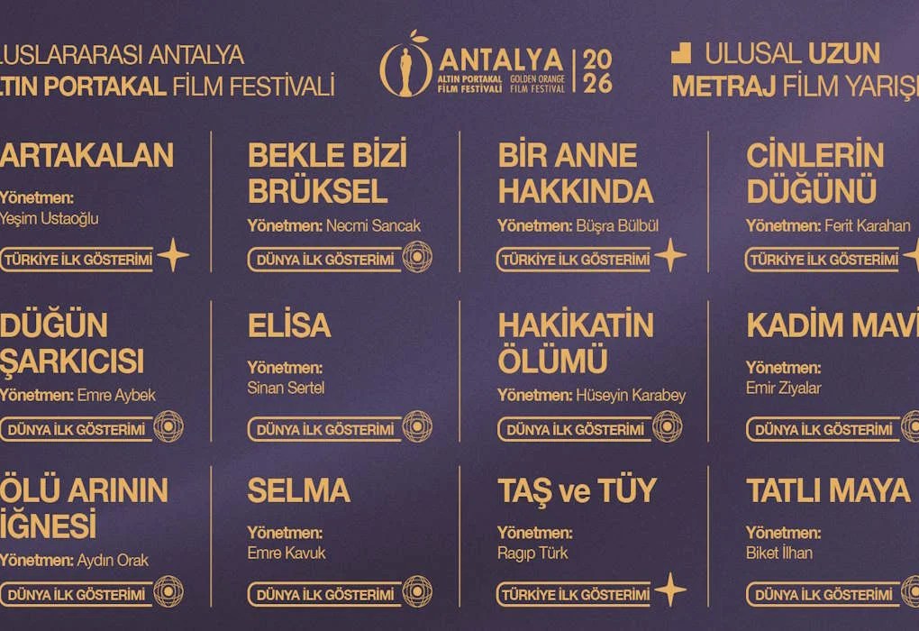 Antalya Altın Portakal Film Festivali'nde yarışacak filmler belli oldu