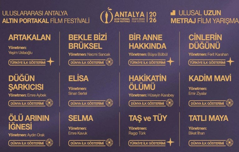 Antalya Altın Portakal Film Festivali'nde yarışacak filmler belli oldu