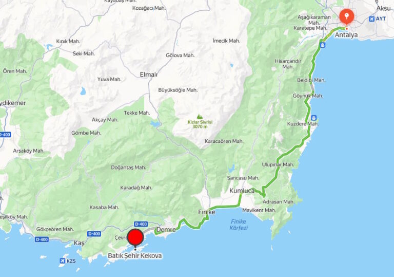 Antalyadan Kekova'ya Nasıl Gidilir? Kekova Yol Tarifi