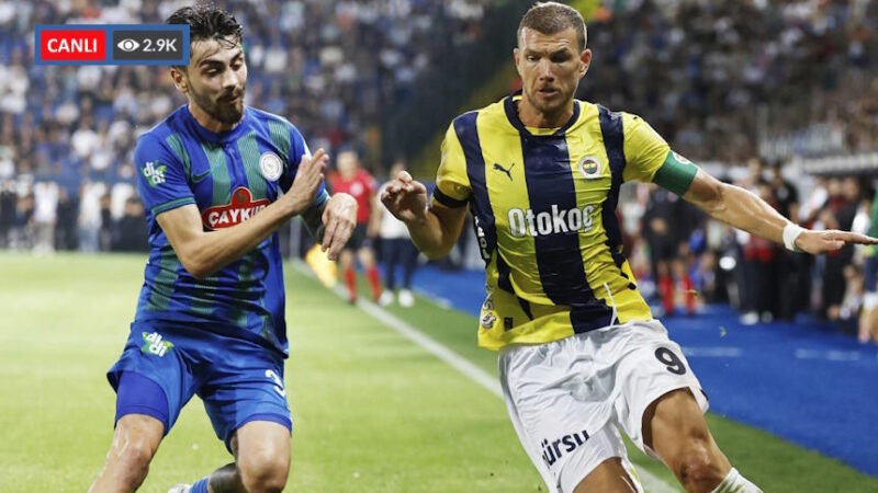 Fenerbahçe Çaykur Rizespor maçı ne zaman hangi kanalda?