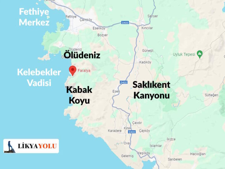 Fethiye Kelebekler Vadisi Nasıl Gidilir? Yol Tarifi