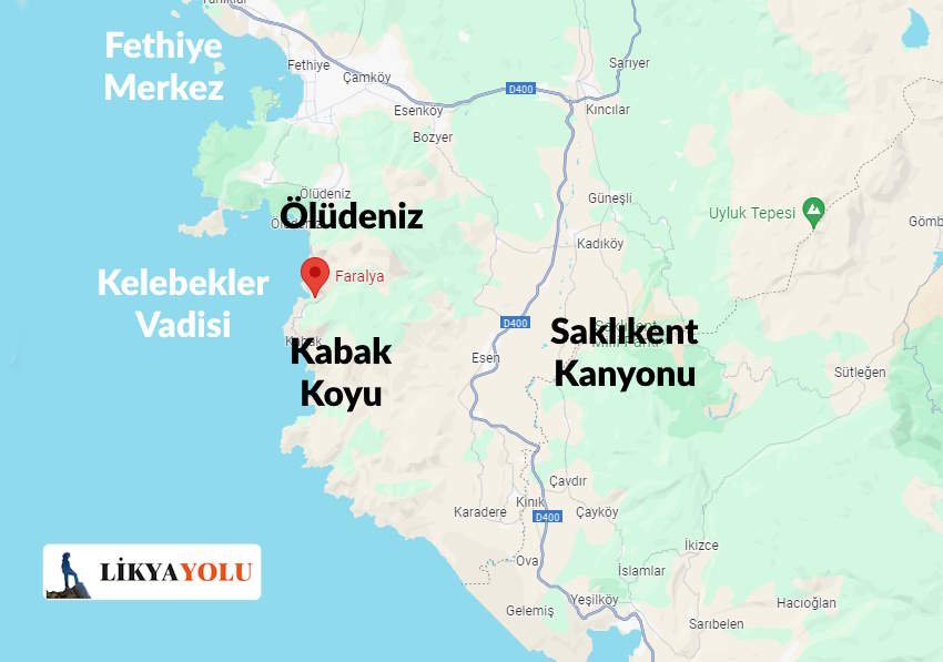 Fethiye Kelebekler Vadisi Nasıl Gidilir? Yol Tarifi