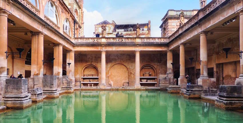 İngiltere’de gezilecek yerler listesi - Bath Roman Hamamları