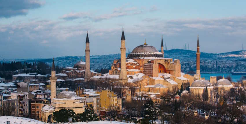 İstanbul'da kışın nereye gidilir? Ayasofya ve Sultanahmet Camii