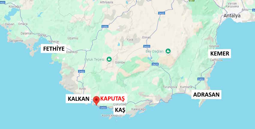 Kaputaş Plajı Nerede? Antalya Kaputaş Plajı Nereye Bağlı?