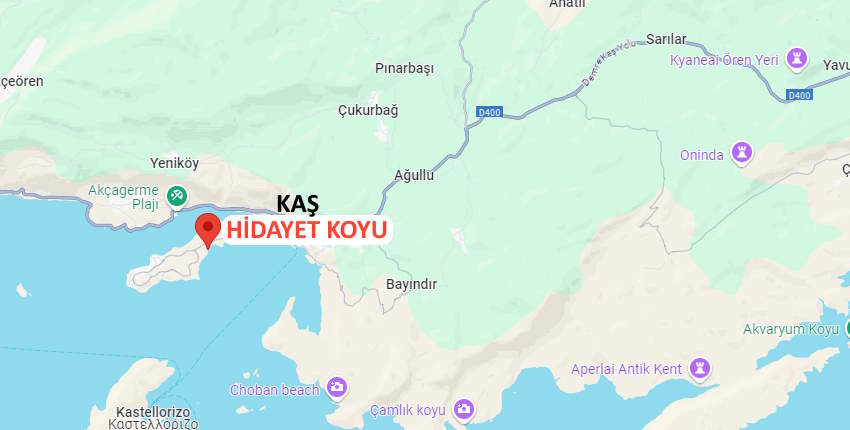 Kaş Hidayet Koyu Nerede ve Nasıl Gidilir?