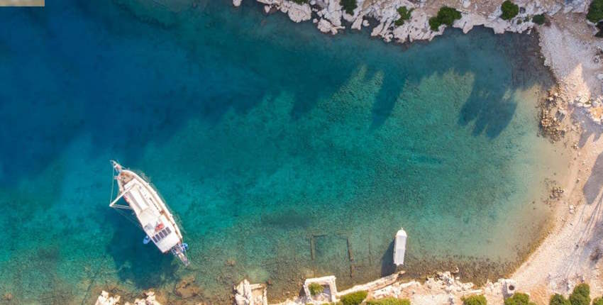 Kekova’da gezilecek yerler - Kekova Tersane Koyu