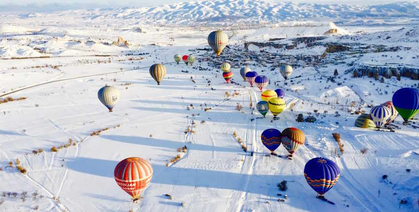 Türkiye’de kış kampı nerede yapılır? Kapadokya Nevşehir