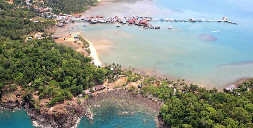 Tayland Koh Chang Adası Bang Bao Köyü