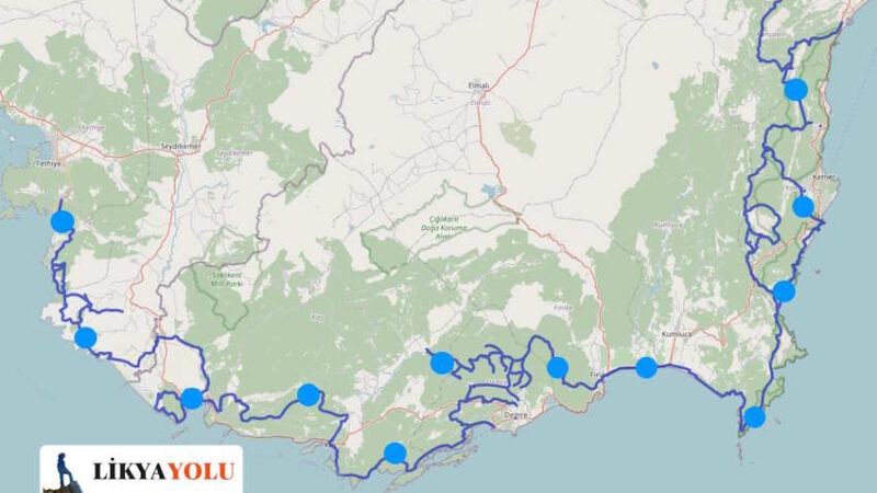 Likya Yolu Etapları Nerelerden Geçer, Rotada Neler Var?