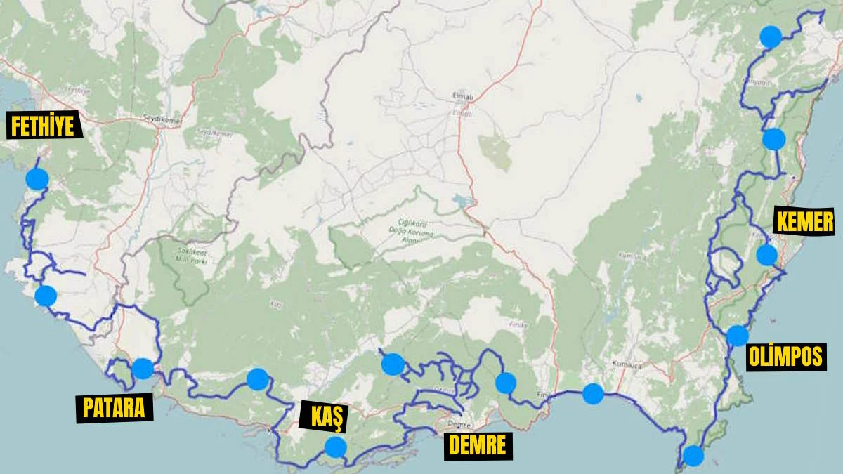 Likya Yolu ve Antalya Doğa Rotaları: En Güzel Yürüyüş, Trekking ve Kamp Rehberi