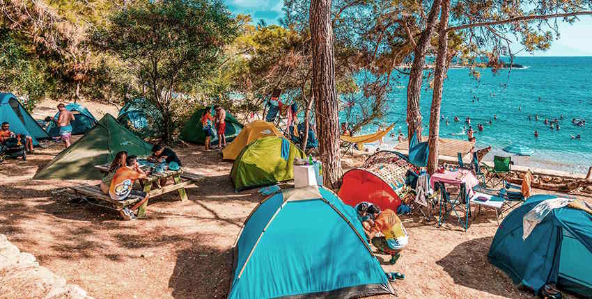 Marmaris Kamp Alanları Ücretli İnbükü Milli Parkı